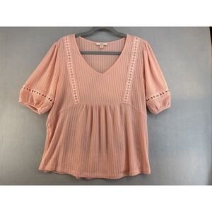 Como Vintage Top, Size XL, Babydoll, Casual, Workwear